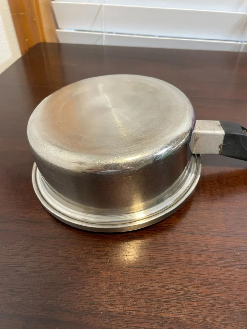 Vintage Saladmaster 18-8 Tri-Clad Stainless Steel 1-Quart Saucepan USA - No Lid